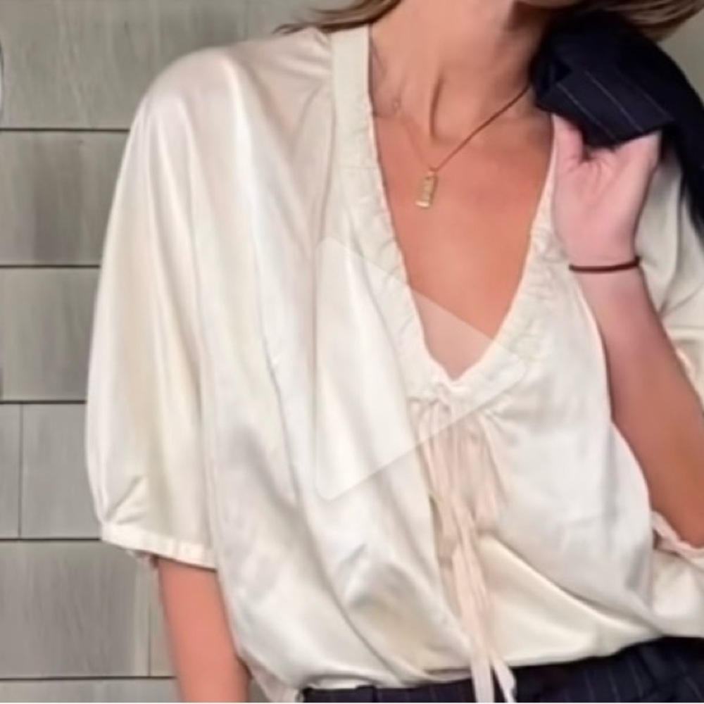 Elegant Cream Blouse
